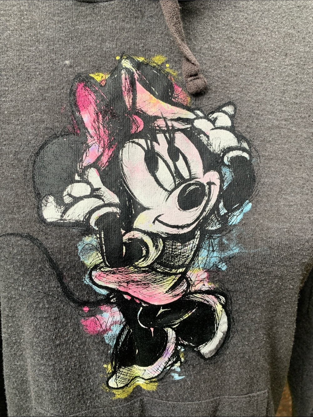 Disney Gray Graphic  Pullover Hoodie - Picture 2 of 6